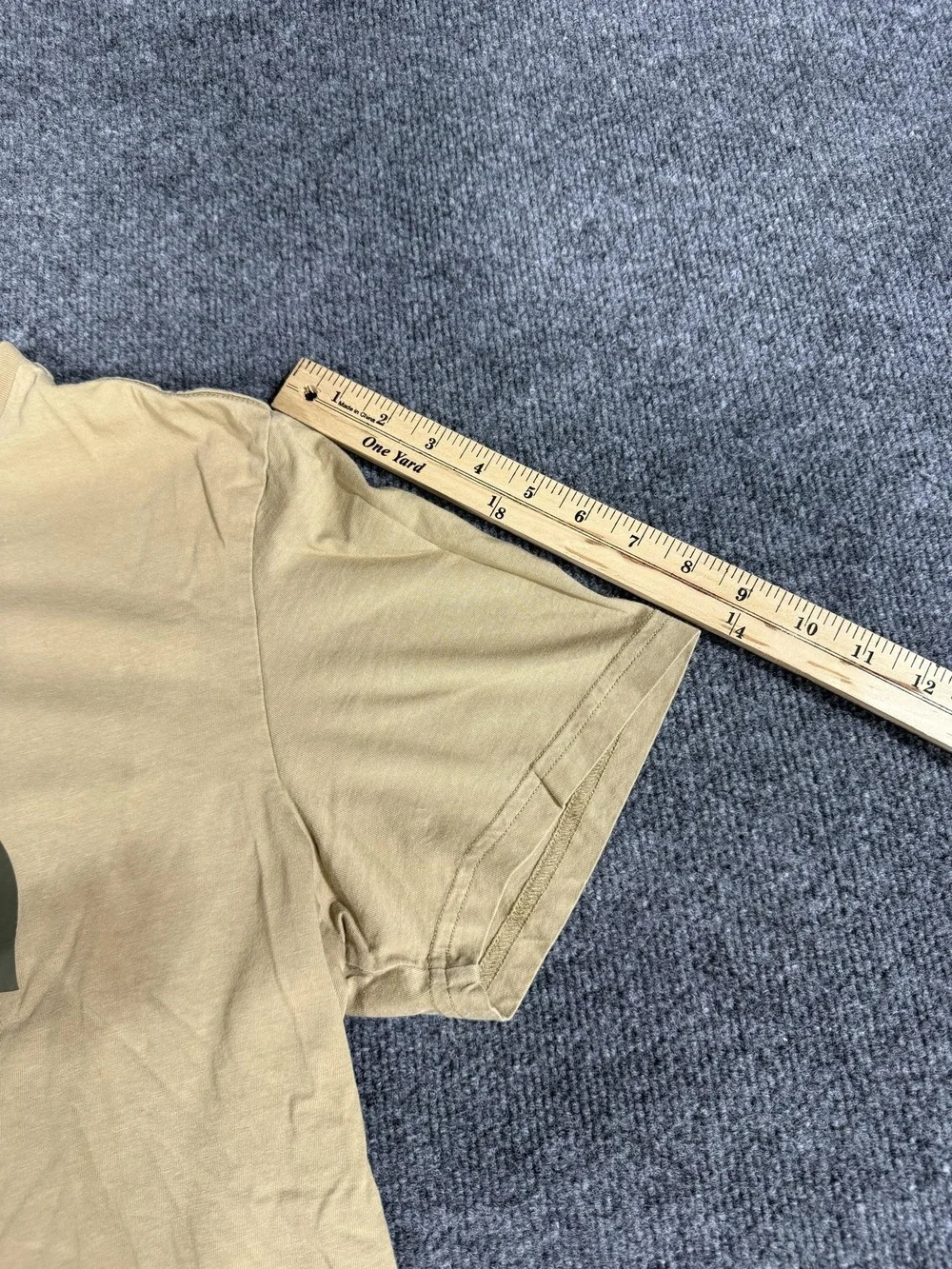 The North Face Shirt Mens XL Beige Big Logo Cotton Graphic Tee Short Sleeve